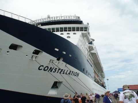The Constellation in port